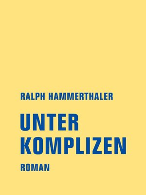 cover image of Unter Komplizen